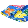 thumbnail image 6 of HAPPY BAY Men's Hawaiian Shirt Tropical Floral Beach Shirts Casual Short Sleeve Button Down Collar Shirts for Men XL Flower Monstera, Blue, 6 of 7