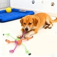 thumbnail image 6 of Agiufgs Dog Rope Toy 2.17, Multi Strand Weave for Strong Tug of War, for Interactive Play and Chewing Setup and Daily Use, Multicolor, 1pcs, 6 of 7