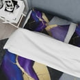 thumbnail image 4 of Designart "Purple-Tinted Geode Abstraction II" Abstract Marble Bedding Covert Set - Modern Purple Abstract Bed Set With 2 Shams, 4 of 6
