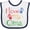 White and Navy, variant on Inktastic I Love My Oma Grandchild Boys or Girls Baby Bib