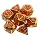 thumbnail image 2 of Dados de Metal Poliédricos de 7 Piezas Sunnimix Lote de dados poliédricos, 2 of 7