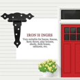 thumbnail image 2 of 2 Sets Heavy Duty Gate Hinges Kitchen Cabinet Door Hinges Cupboard Hinges T Hinges, 2 of 3