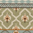 thumbnail image 5 of SAFAVIEH Veranda Dogon Southwestern Indoor/Outdoor Area Rug, 2' x 3'7", Green/Terracotta, 5 of 6