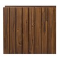 thumbnail image 4 of Homestock Coastal Charm Media Cabinet - Solid Acacia & Mdf, Matt Brown Finish, Iron Legs, Soft Close Glides, 74" X 18.5" X 22", 4 of 5