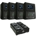 thumbnail image 1 of Core SWX Hypercore NEO 9 Mini 98Wh Lithium-Ion Battery, V-Mount (4-Pack) Bundle with Core SWX Fleet Q V-Mount Four-Position Charger, 1 of 10