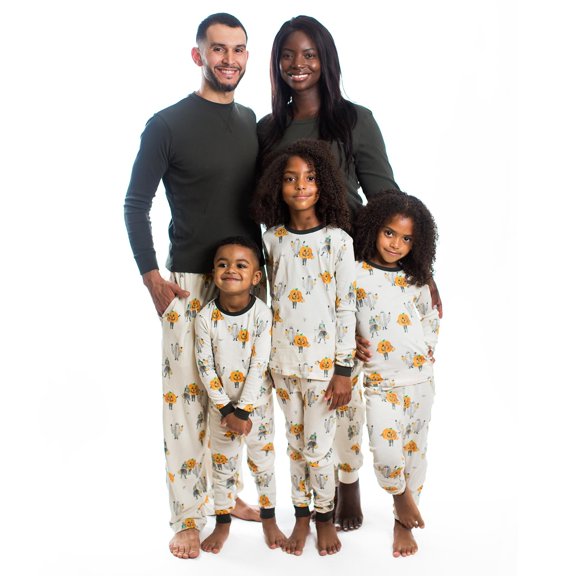 Pijama Burt's Bees Baby Family Christmas, 2 piezas, 24 meses