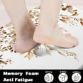 thumbnail image 3 of Anti Fatigue Kitchen Mats for Floor Set of 2, Black Boho Floral Kitchen Floor Mat, Non Slip Cushioned Kitchen Rugs Waterproof Memory Foam Kitchen Mat Comfort Standing Mat for Desk Laundry, 3 of 6