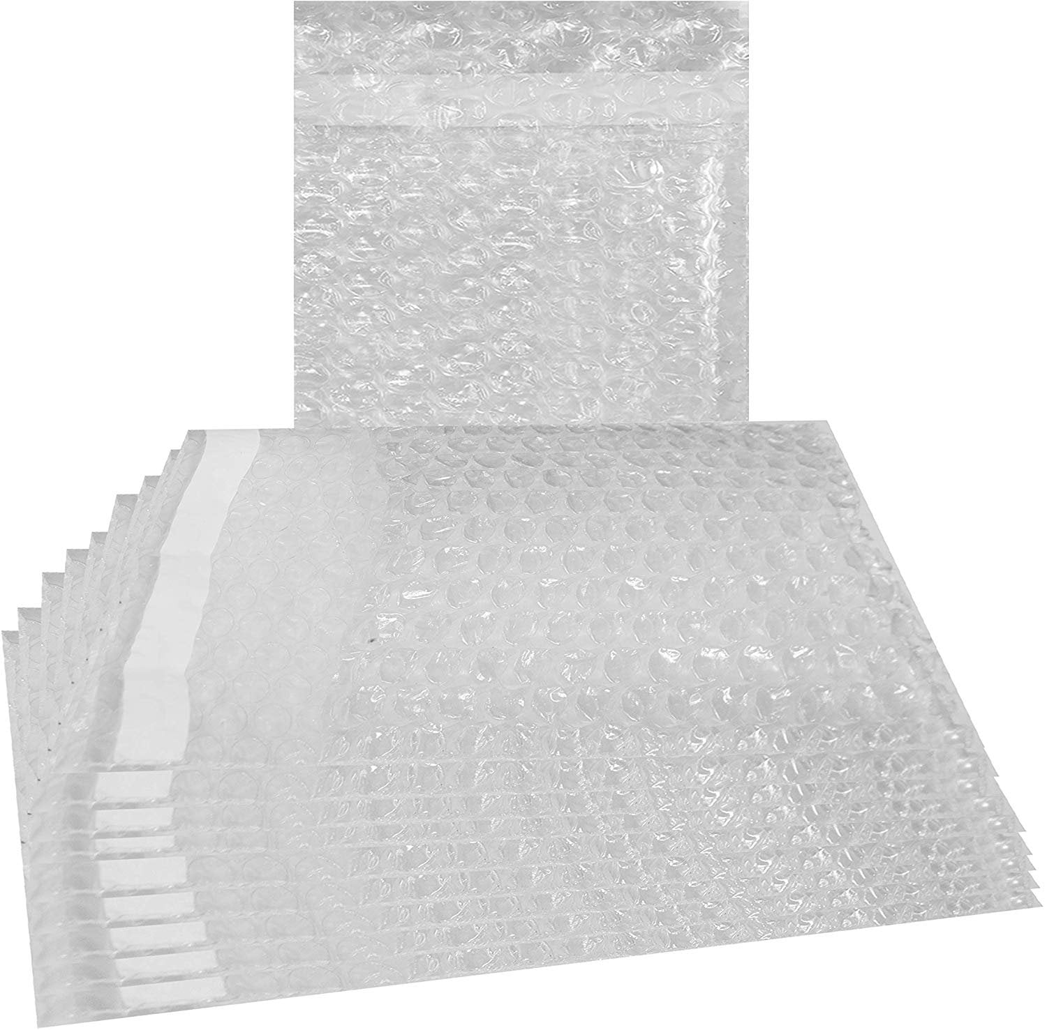 10 Pack of Bubble Out Bags 6 x 8.5. SelfSealing Packing Moving Bags