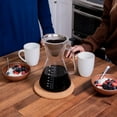thumbnail image 6 of The London Sip Pour Over Coffee Maker Set, Includes Stainless Steel Gooseneck Kettle, 1200ml Glass Carafe with Reusable Stainless Steel Filter, and 2 Tablespoon Coffee Scoop, 6 of 10