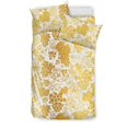 thumbnail image 1 of Juego de cama con estampado de uvas doradas, 1 of 5