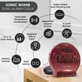 thumbnail image 4 of Reloj Sonic Alert Sonic Bomb Loud, alarma dual con agitador, 4 of 8