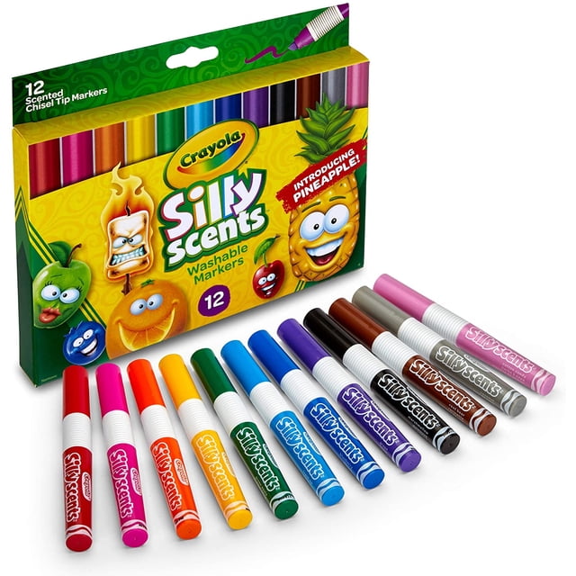 Marcadores perfumados Crayola Silly Scents 12 Count