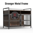thumbnail image 4 of FINE MAKER Dog Crate Furniture, 39.4 Inches Wooden Dog Crate, Dog Kennels Indoor Decorative Pet House End Table, for Small/Medium Dog, 4 of 15