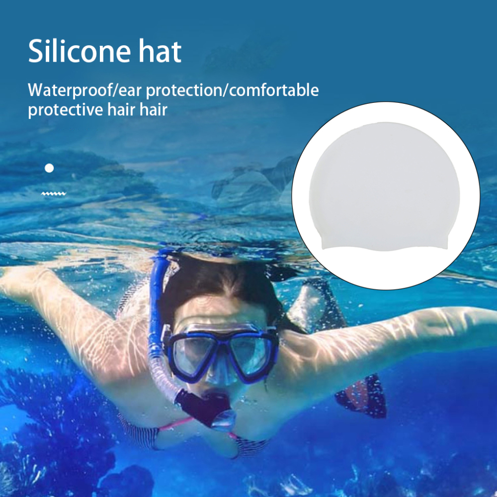 Adults Kids Swimming Caps Waterproof Swim Pool Headwear for Kids Men