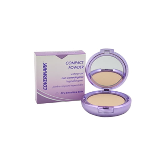 Compact Powder Waterproof - # 1 - Dry Sensitive Skin by Covermark for Women - 0.35 oz Powder