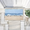 thumbnail image 3 of Sunny Beach Day Birds Printed Outdoor Door Mat, design by Jeff Pica, 18"x30", 3 of 8