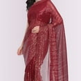 thumbnail image 4 of Water Sequin ReadyMade Saree - Red Size: S, Color: Red, 4 of 4