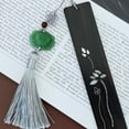 thumbnail image 6 of Wrapables Sandalwood Bookmark with Pendant Tassel for Book Lovers and Readers, Water Lily, 6 of 7
