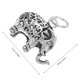 thumbnail image 3 of Collar de collar de forma de elefante Charros de bricolaje joyas que hacen accesorios para aretes pulsera de plata, 3 of 7