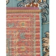 thumbnail image 5 of Unique Loom Outdoor Traditional Collection Area Rug - Wisdom (5' 3" x 8' Rectangle Blue/Ivory), 5 of 9
