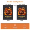 thumbnail image 2 of Thanksgiving Day Garden Flags for Porch Front Door Patio House Farmhouse Deco - Turkey Cute Thanksgiving Day Versatile Hanging Decoration - Thanksgiving Fall House Decor 28x40 Inches, 2 of 6