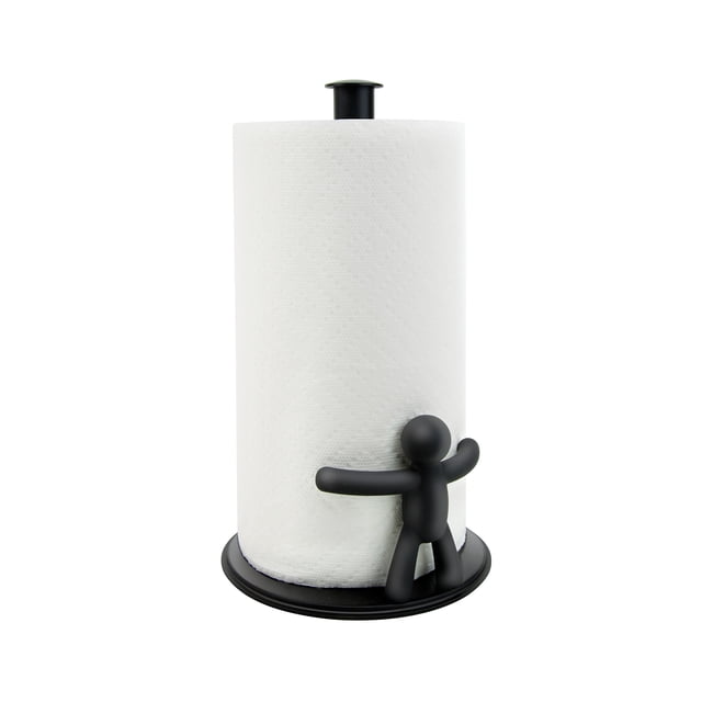 Soporte para toallas de papel UMBRA Buddy Black Soft-Touch 32 cm