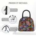 thumbnail image 4 of Balery Vintage Floral Bolsa de Almuerzo para Mujeres, Caja de Almuerzo, Bolsa de Almuerzo Pequeña Impermeable, Tote de Almuerzo Reutilizable con Gran Capacidad, 4 of 6