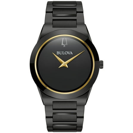 Bulova Men's Millennia Black IP Stainless Steel Watch - 98A313
