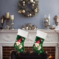 thumbnail image 2 of RXIRUCGD Knitted Christmas Stockings With Pockets Socks For Christmas Decorations, Green, 2 of 7