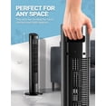 thumbnail image 3 of Ktaxon 36" Tower Fan with APP & Remote Control, Smart Floor Fan with 3 Modes 3 Speeds & Digital Display, Bladeless Standing Fan with Oscillating, 12H Timer, Quiet Fan, 3 of 10