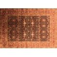 thumbnail image 1 of Ahgly Company Indoor Rectangle Oriental Orange Industrial Area Rugs, 3' x 5', 1 of 4