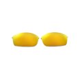 thumbnail image 3 of Walleva 24K Gold Polarized Lenses And Black Rubber Kit For Oakley Flak Jacket Sunglasses, 3 of 5