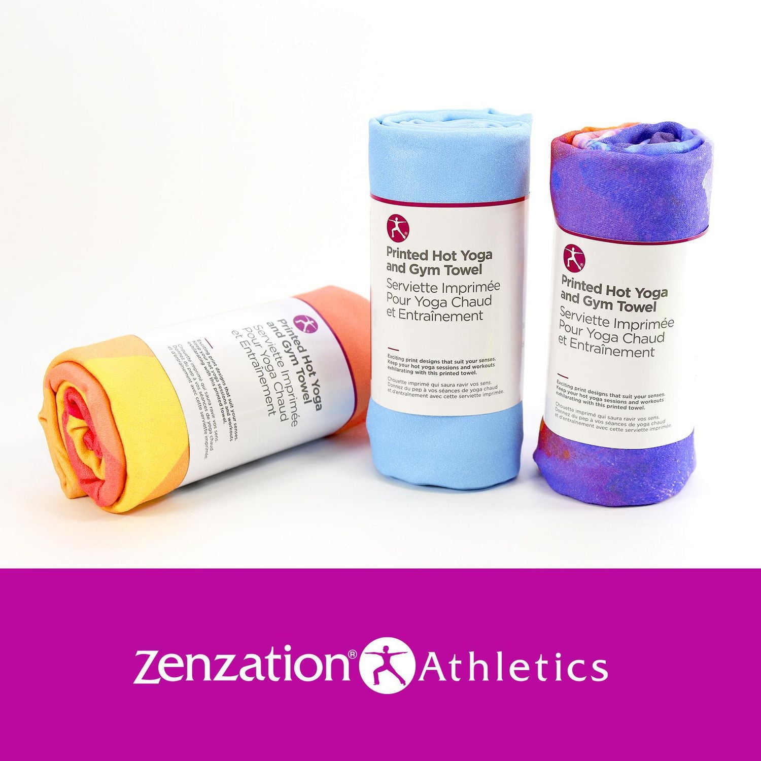 Printed Hot Yoga and Gym Towel -Serenity