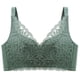 thumbnail image 5 of Sujetador de encaje sin aros para mujer, copa gruesa, pecho pequeño, push-up, ajustable, conjunto de ropa interior sexy para mujer Auxilion, 5 of 5