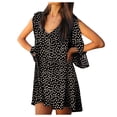 thumbnail image 1 of Heliisoer Robe pour Femme, Liquidation Mode d'Été Femmes Robe Épaules Dénudées Été Plage Décontractée Soirée Fête Courte Mini Robe, 1 of 9