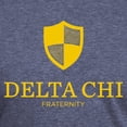 thumbnail image 3 of CafePress - Delta Chi Vertical Yellow Logo T Shirt - Mens Tri-blend T-Shirt, 3 of 4