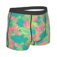 thumbnail image 3 of Fotbe Colorful Palm Leaves Men’s Total Support Pouch Boxer Briefs, X-Temp Cooling, Moisture-Wicking Underwear, Regular, Long-leg and Trunk-Large, 3 of 9