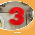 thumbnail image 3 of GOOHOCHY Silicone Number Cake Pans 2Pcs Red Temperature Resistant Non Stick For Bakers Birthday Celebration, 3 of 8