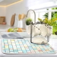 thumbnail image 5 of Yayeee Dish Drying Mat for Kitchen Counter 16"x18" Microfiber Absorbent Pad, Small Pastel Pattern, 5 of 7