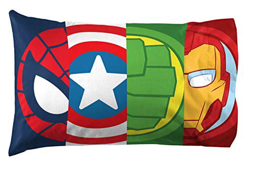 Kids Super Soft 1-Pack Throw Pillow Cover Measures 15 Inches x 15 Inches Jay Franco Marvel Avengers Hulk Smash Decorative Pillow Cover Official Marvel Product