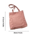 thumbnail image 2 of HongHeng Clearance Under $2.00 Casual Tote Bag with Pockets Large Capacity Handbag Lleisure Bag Shoulder Bag Tote Bag, 2 of 6