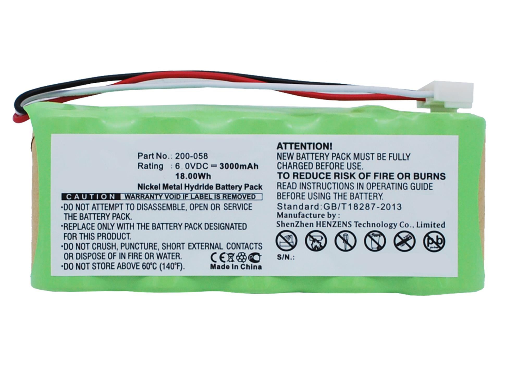 Clulite Unisex's 4.8v 2200m/a NiMH Battery Rechargeable Green 