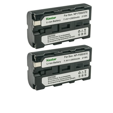 Kastar 2-Pack NP-F570 Battery 7.4V 2900mAh Replacement for Z Cam E2 E2-M4 Professional 4K Cinematic Camera, Z Cam E2-S6 Super 35 6K Cinema Camera, Z Cam E2-F6 Full-Frame 6K Cinema Camera