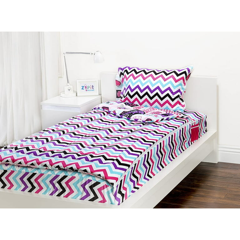 Zipit Bedding Set - Zip-Up Your Sheets and Comforter Like a