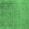 thumbnail image 1 of Ahgly Company Indoor Square Oriental Emerald Green Industrial Area Rugs, 7' Square, 1 of 4