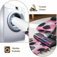 thumbnail image 4 of Leopard Print Bow Kitchen Runner Rug 2x6 Washable Runners for Hallway Non Slip Pink Colored Polka Dot Butterfly Tie Large Area Rug Indoor Floor Carpet for Bathroom Laundry Entryway Bedroom, 4 of 8