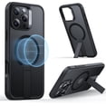 thumbnail image 1 of iPhone 16 Pro Max Case with Kickstand, Compatible with MagSafe, Magnetic Case iPhone 16 Pro Max, Fully Adjustable Flickstand, Military-Grade Protection, Boost Series, Clear,Magsafe Frosted Black, 1 of 5