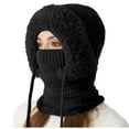 thumbnail image 4 of FAWUUDO Balaclava Hood Winter Hat for Men & Women Windproof One-Piece Fleece Hooded Scarf Ski Mask Cold Weather Hat, 4 of 6
