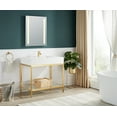 thumbnail image 3 of ANZZI Ventura 36 in. Console Sink in Brushed Gold with Matte White Counter Top, 3 of 8
