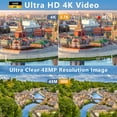 thumbnail image 3 of 4K Video Camera Camcorder 48MP UHD Wifi IR Night Vision Vlogging Camera for Youtube 16X Digital Zoom Touch Screen Camera Recorder with Microphone, Handheld Stabilizer, Lens Hood, Remote,2 Batteries, 3 of 10